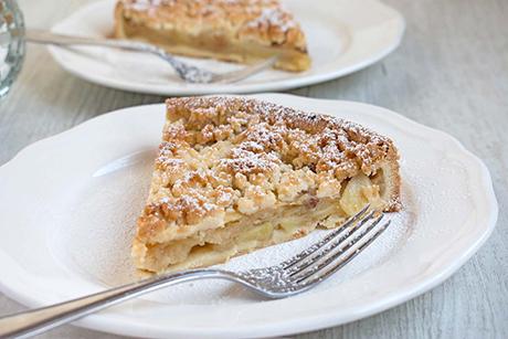 Apfelkuchen mit Streusel vom Blech