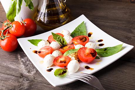 Tomaten mit Mozzarella