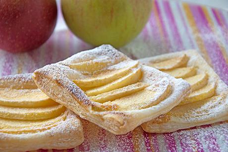 Blätterteig mit Apfel