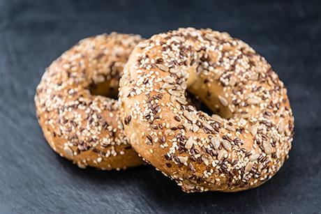 Veganer Bagel