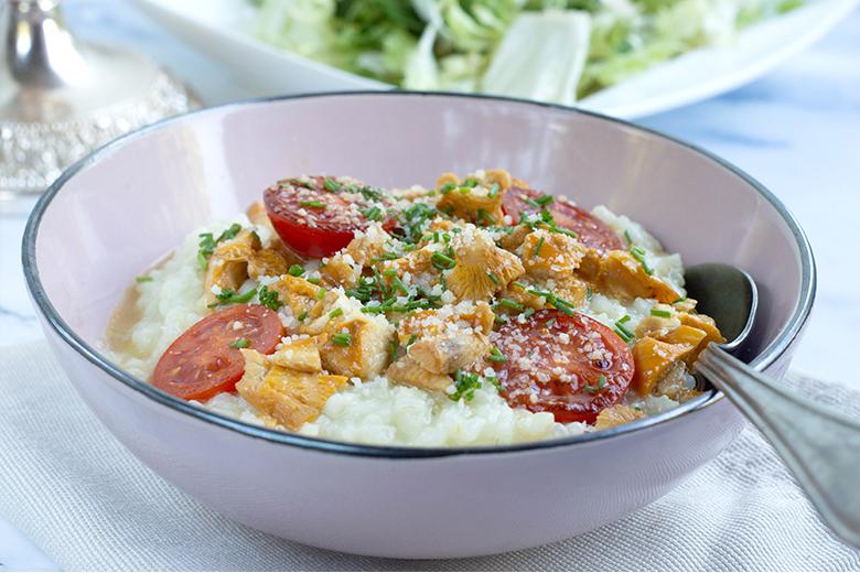 Risotto mit Eierschwämmli