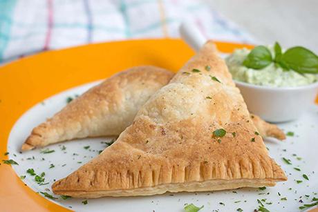 Blätterteig mit Frischkäse