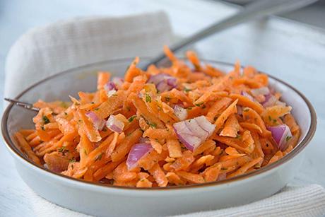 Rüeblisalat mit Ingwer