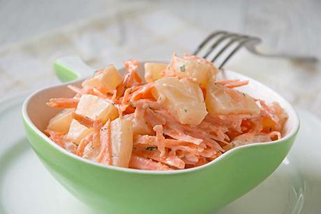Rüeblisalat mit Ananas