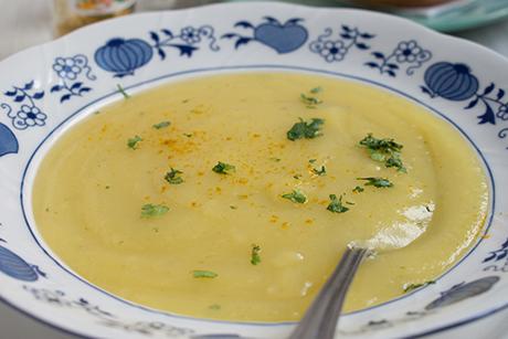 Kartoffelsuppe mit Ingwer