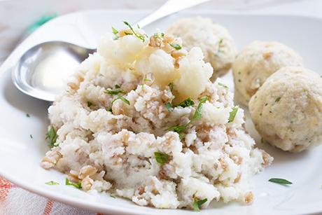 Veganes Blumenkohlpüree