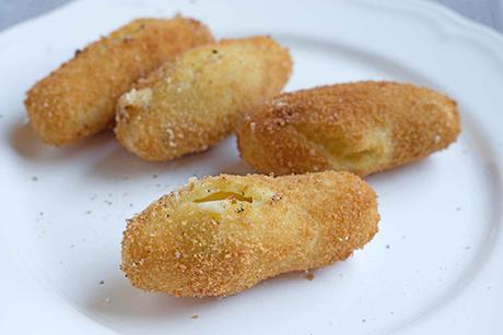Kroketten mit Mozzarella
