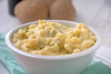 Kartoffelstock mit Lauch