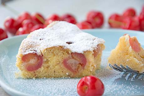 Französischer Kirschkuchen