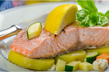 Lachsfilet aus dem Dampfgarer