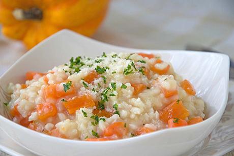 Veganes Kürbisrisotto