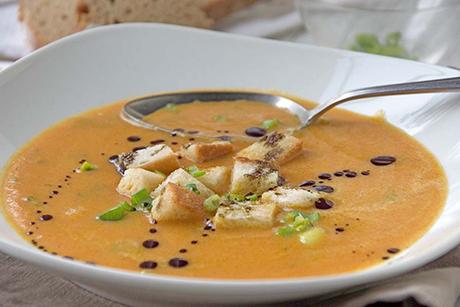 Vegane Kürbissuppe