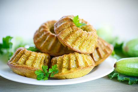 Herzhafte Zucchettiküchlein