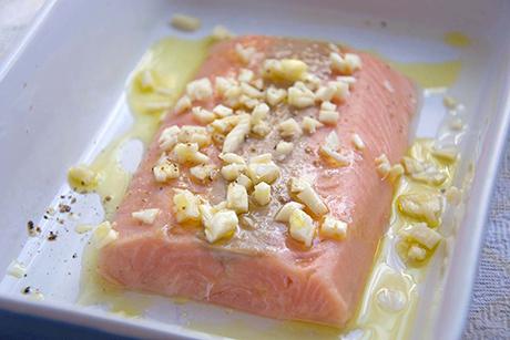 Lachs im Backofen
