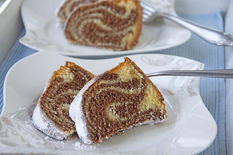 Saftiger Marmorkuchen