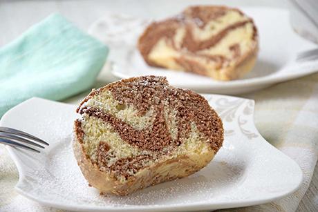 Marmorkuchen mit Schokolade