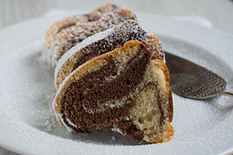 Marmorkuchen mit Quark